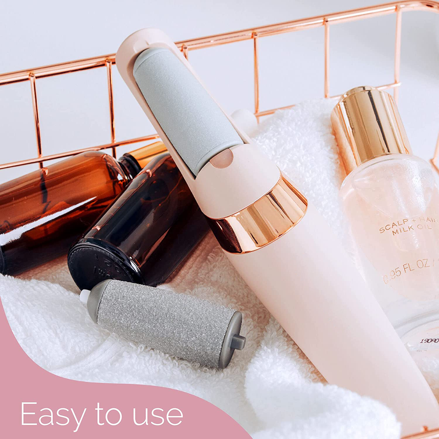 electric pedicure device ksa شحن جهاز باديكير كهربائي عبر USB متوافق مع شاحن الهاتف والكمبيوتر