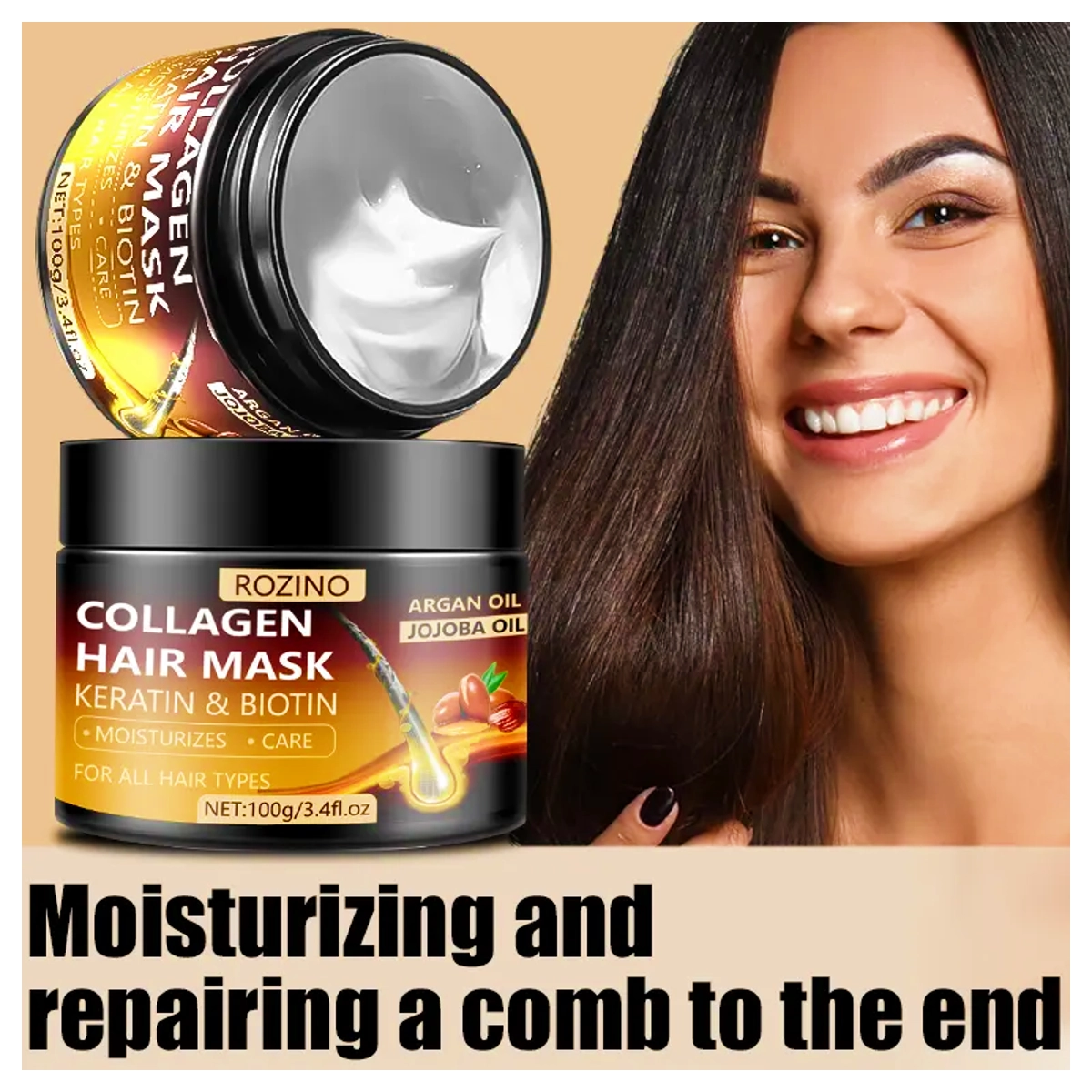 argan hair mask قناع تنعيم الشعر التالف