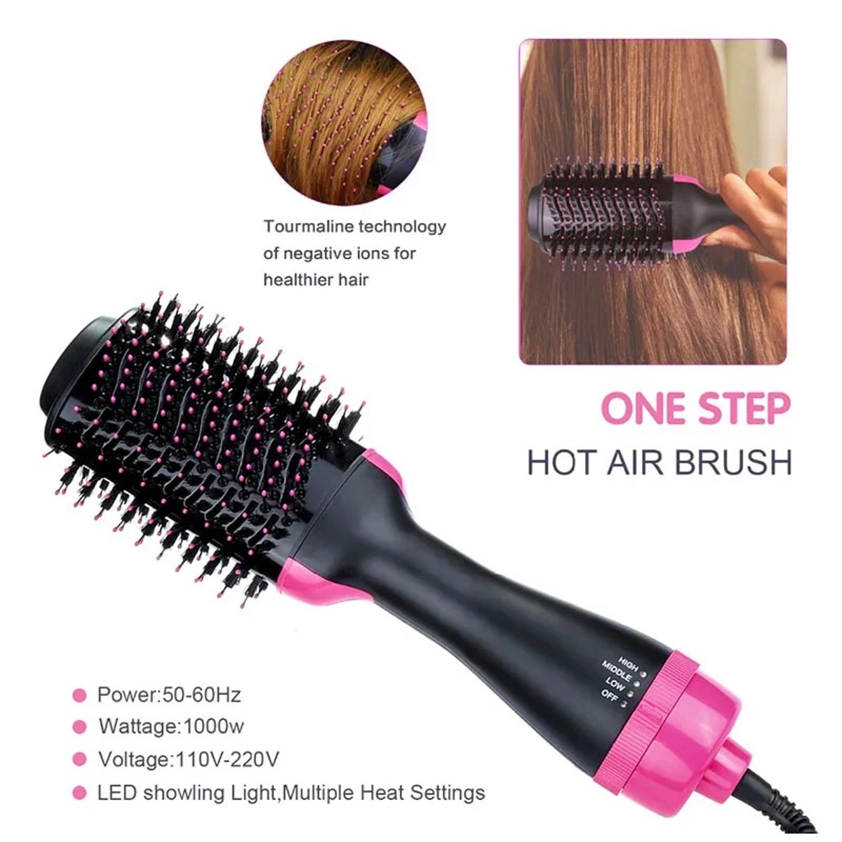 onestep hair dryer 2in1 مجفف ومصفف الشعر 2 في 1