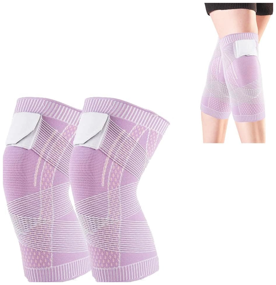 sports knee brace دعامة ركبة بنسيج ثلاثي الأبعاد مريحة وقابلة للتنفس