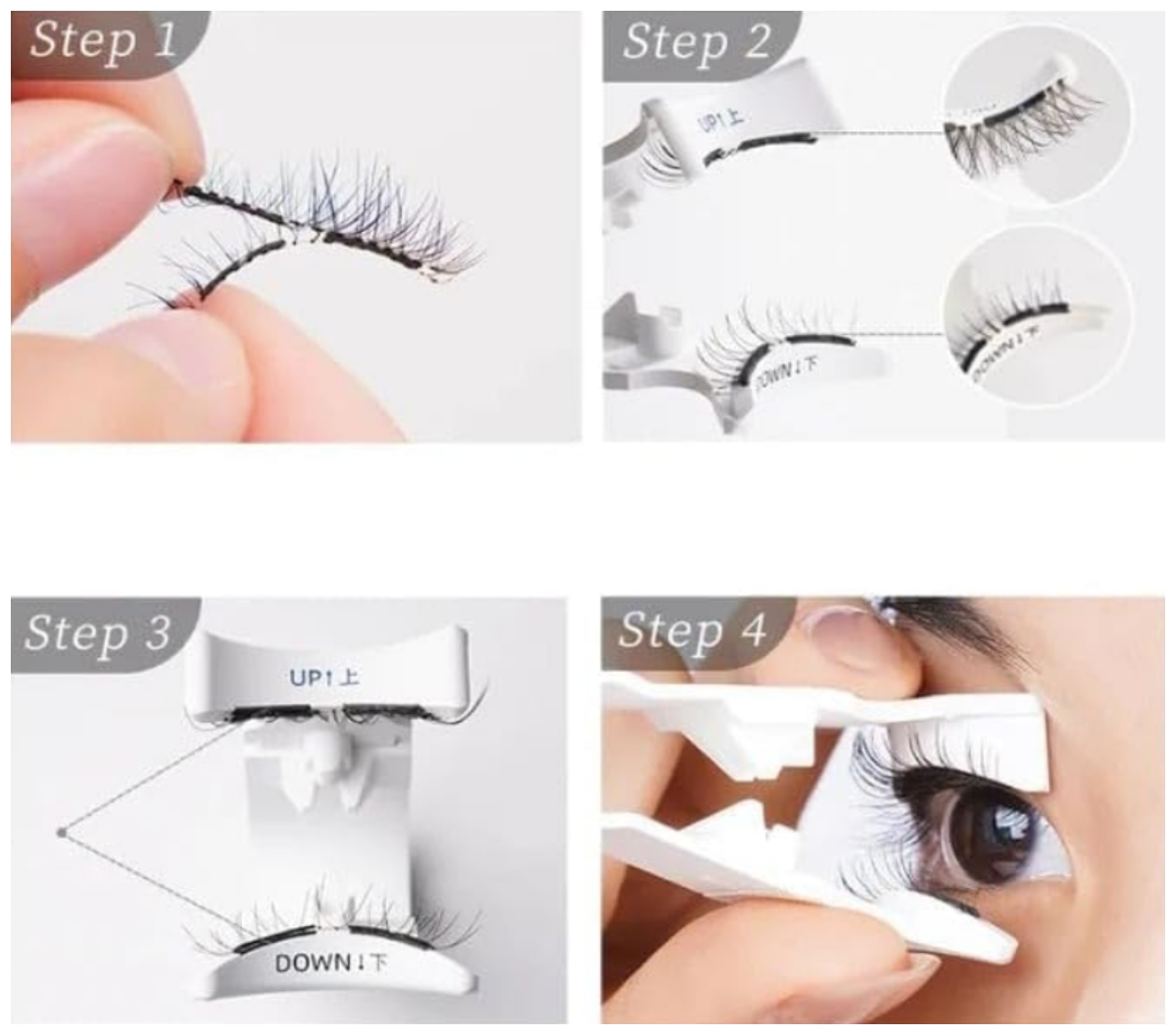 magnetic eyelashes pack أفضل رموش مغناطيسية بدون غراء في السعودية