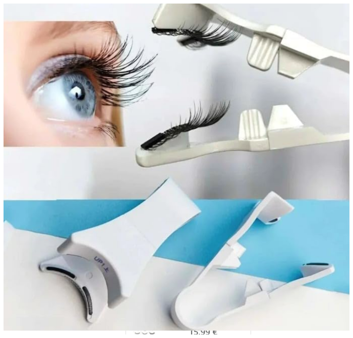 magnetic eyelashes pack مجموعة الرموش المغناطيسية مع أداة التركيب